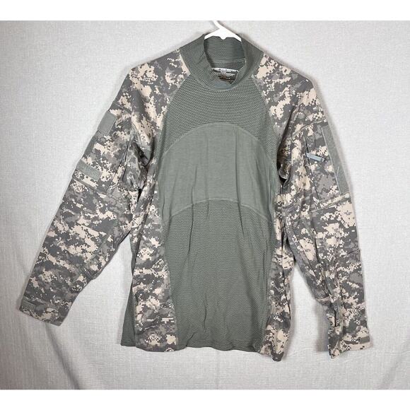 Army Combat Shirt Flame Resistant Size Medium Team Soldier Camo Tactical Long - Picture 1 of 11